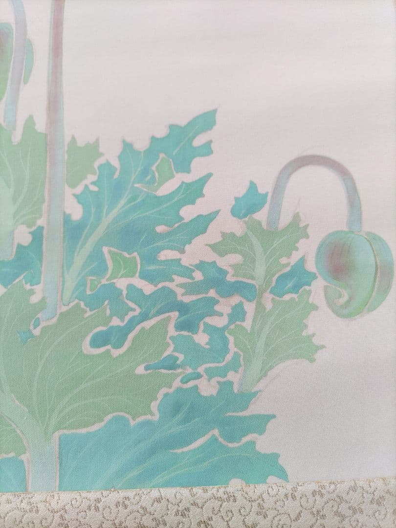 磯田又一郎 日本画 芥子図（けしず）【真作】