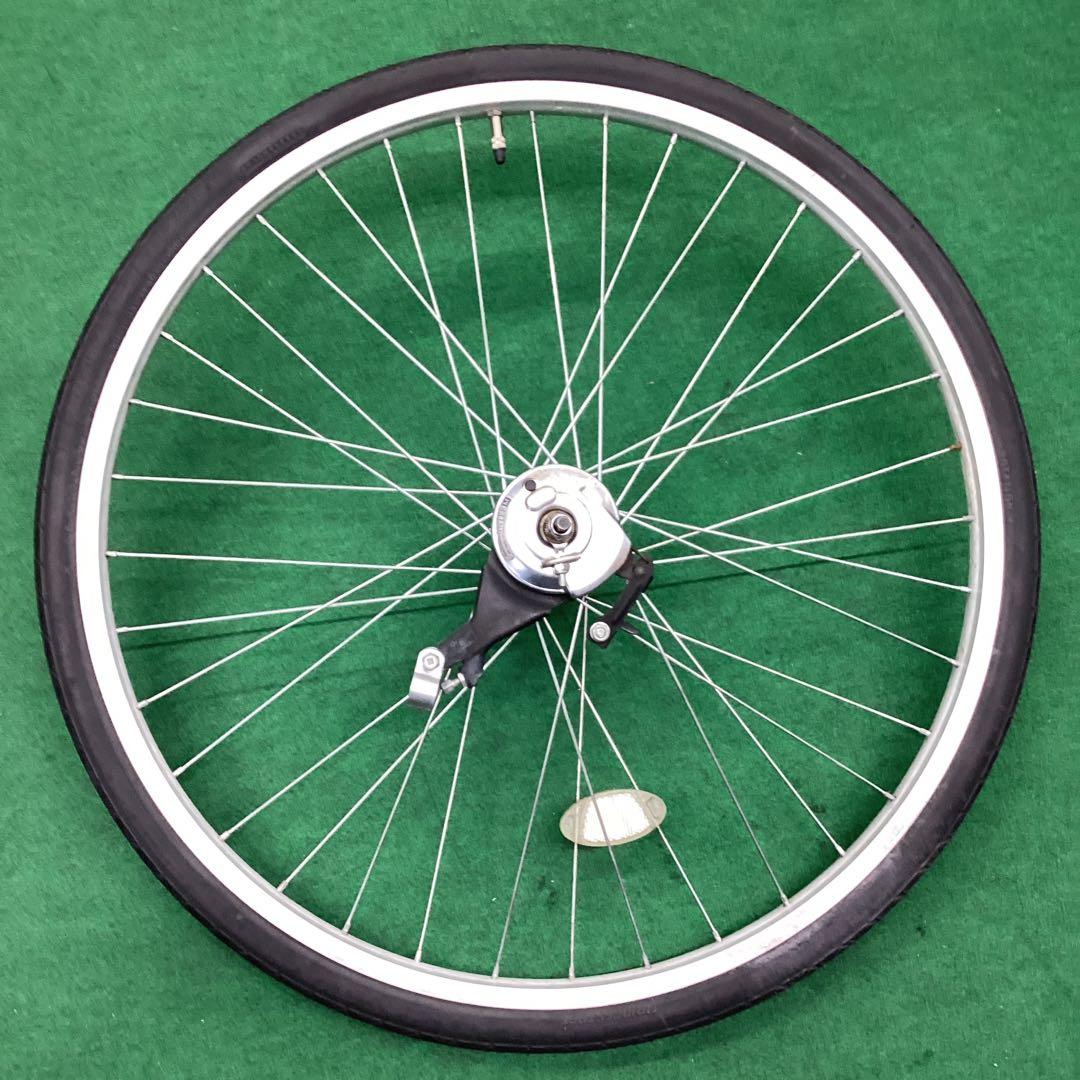 アルミリム　後輪 26x1-3/8 タイヤ付　内装3段　26インチ　リア