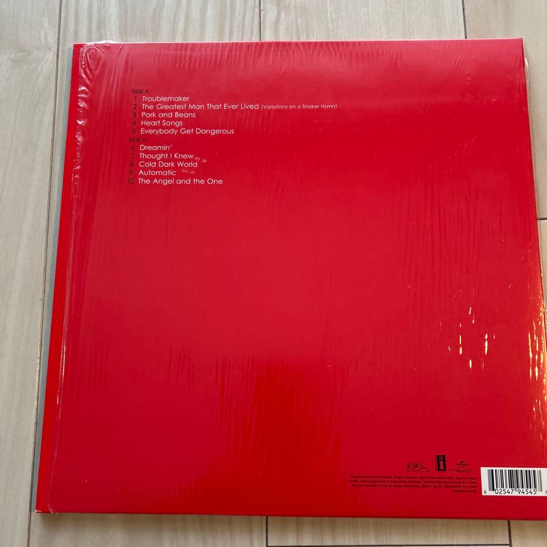 weezer 赤いLPレコード