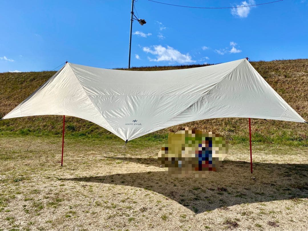 スノーピーク ヘキサエヴォPro.アイボリー ポール付きセット