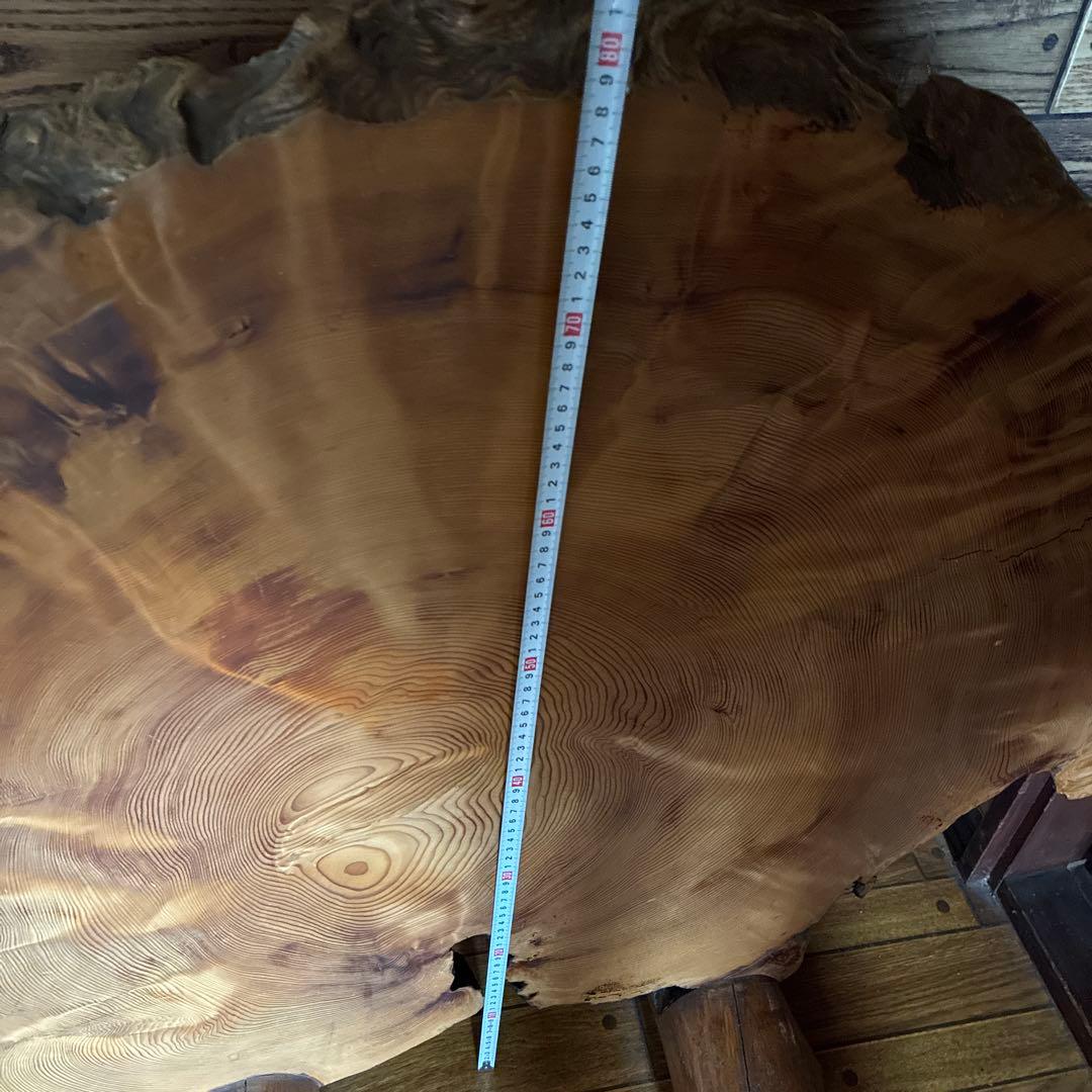 【used】　屋久杉　1枚板　置物　工芸品　衝立