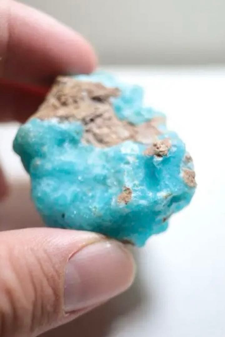 希少 コンゴ Mfouati鉱山 ブルーヘミモルファイト　鉱物標本　原石　結晶