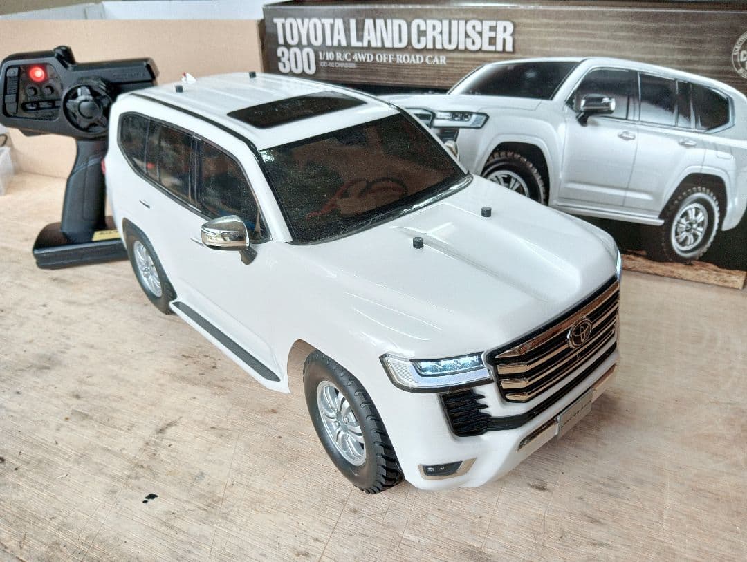 メカ付 タミヤ トヨタ ランドクルーザー 300 CC-02シャーシ ラジコン
