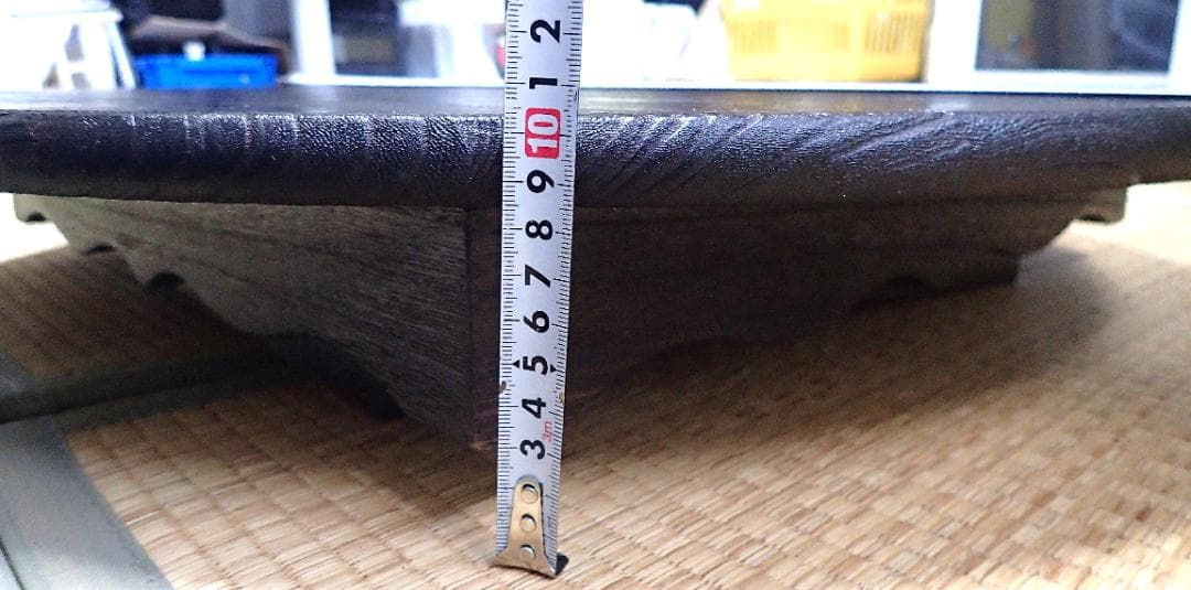 円形ちゃぶ台　民芸木製