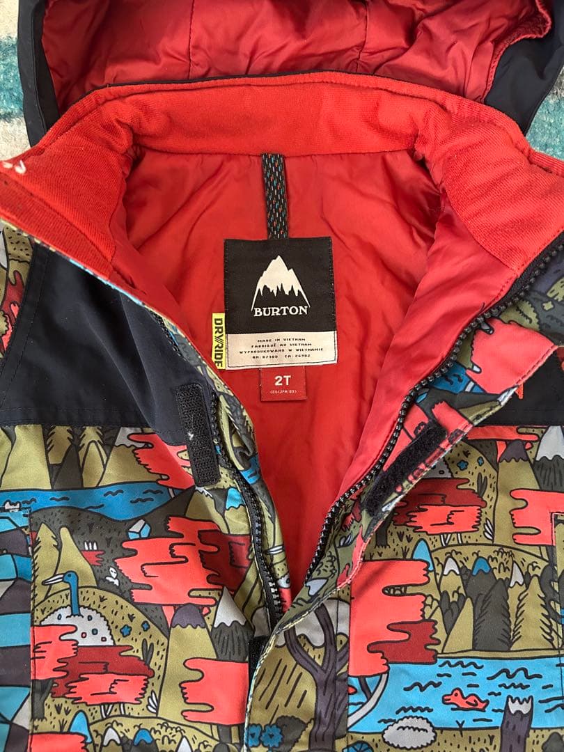 BURTON スキースノーボードウェア 2T 手袋・ゴーグルヘルメット付き