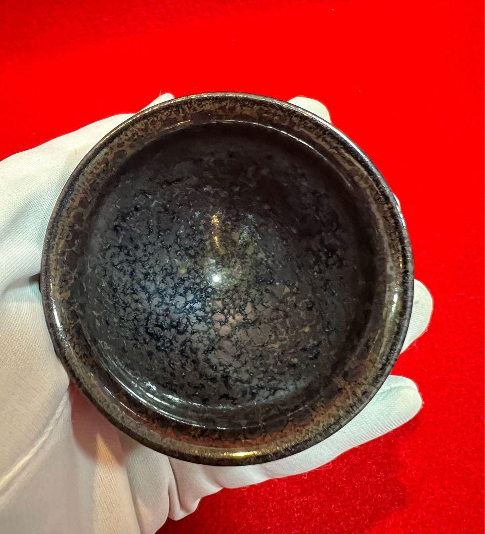 茶道具 mini建盞 油滴茶椀 茶椀 茶器 在銘