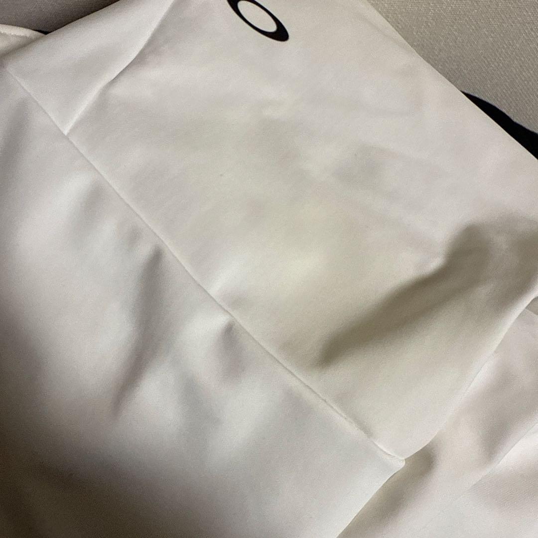 防寒対策に！OAKLEY フード付き裏地ベロア上下 ホワイト