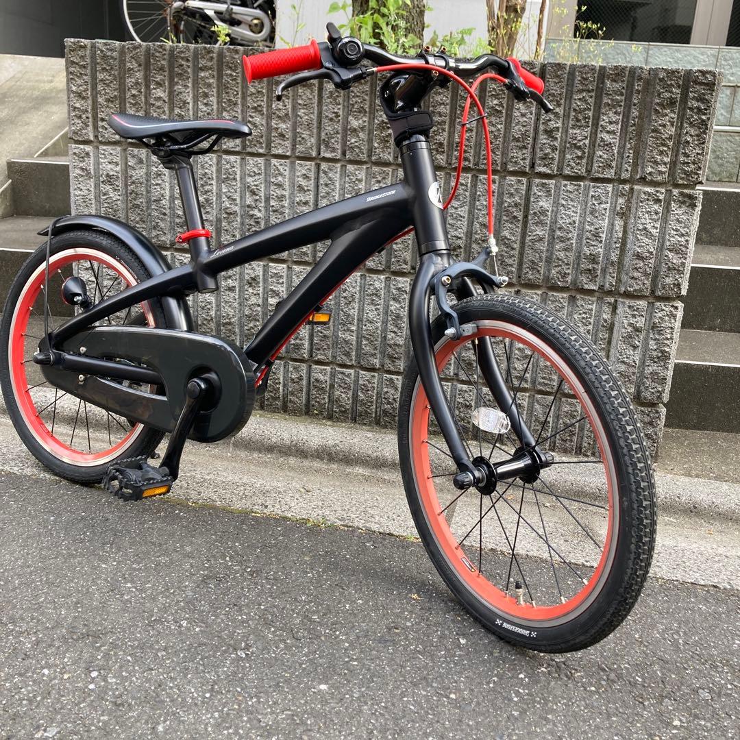 ブリヂストンレベナ　キッズ自転車 18インチ ブラック BAA認証 手渡し限定