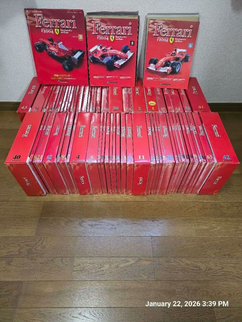 Ferrari F2004 エンジンラジコンカー 67巻セット バラ売り不可