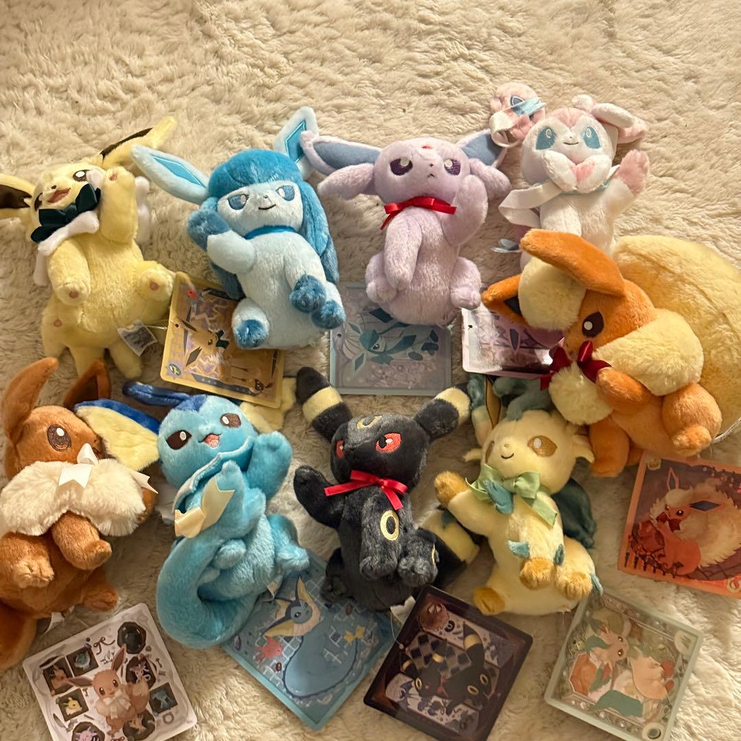 【即購入可】ぬいぐるみ Eevee Collection イーブイ 全9種セット