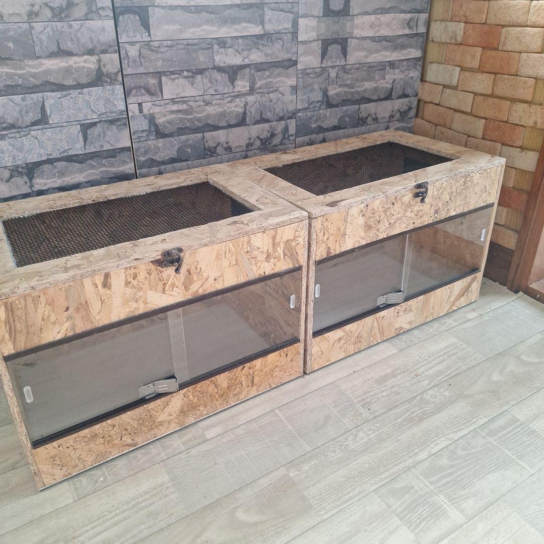 たあこ　コスパ重視！OSB 木製ケージ(未使用)2個セット