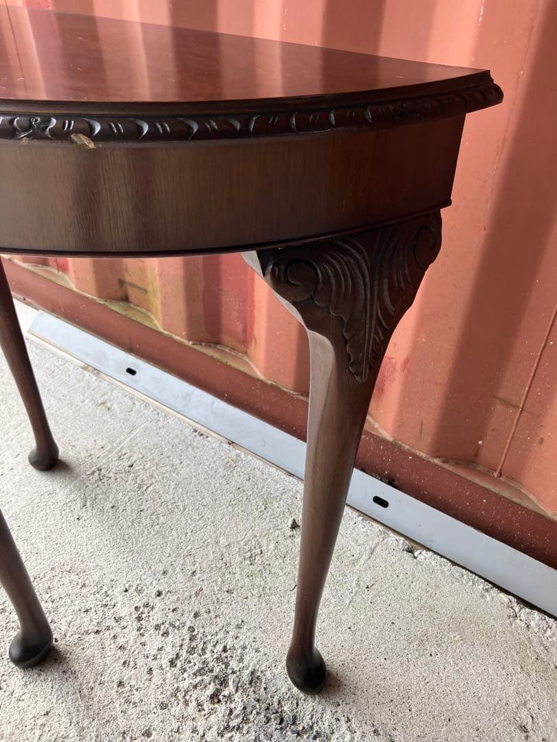 ヴィンテージ　英国製　マホガニー材　コンソール