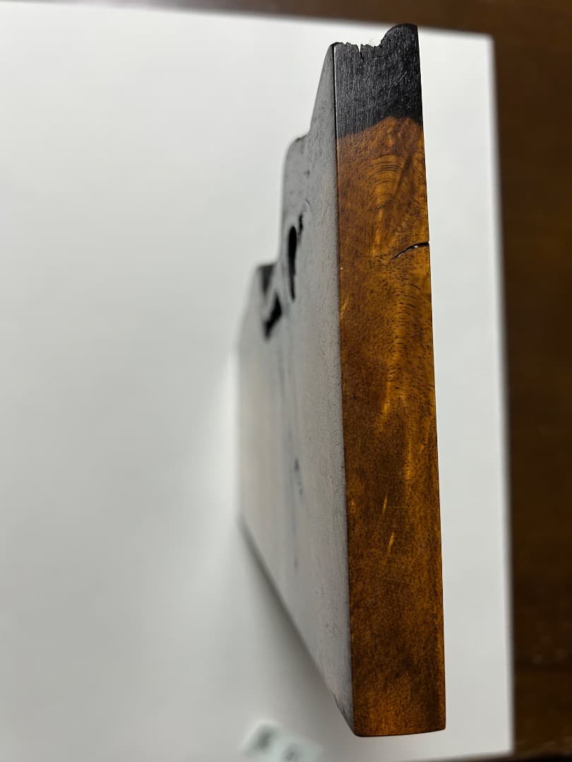 木製花台 (黒柿?)