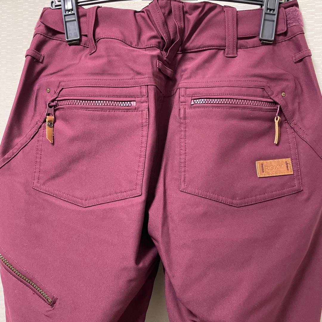極めて美品✨ ROXY スノーボードパンツ バーガンディ Mサイズ