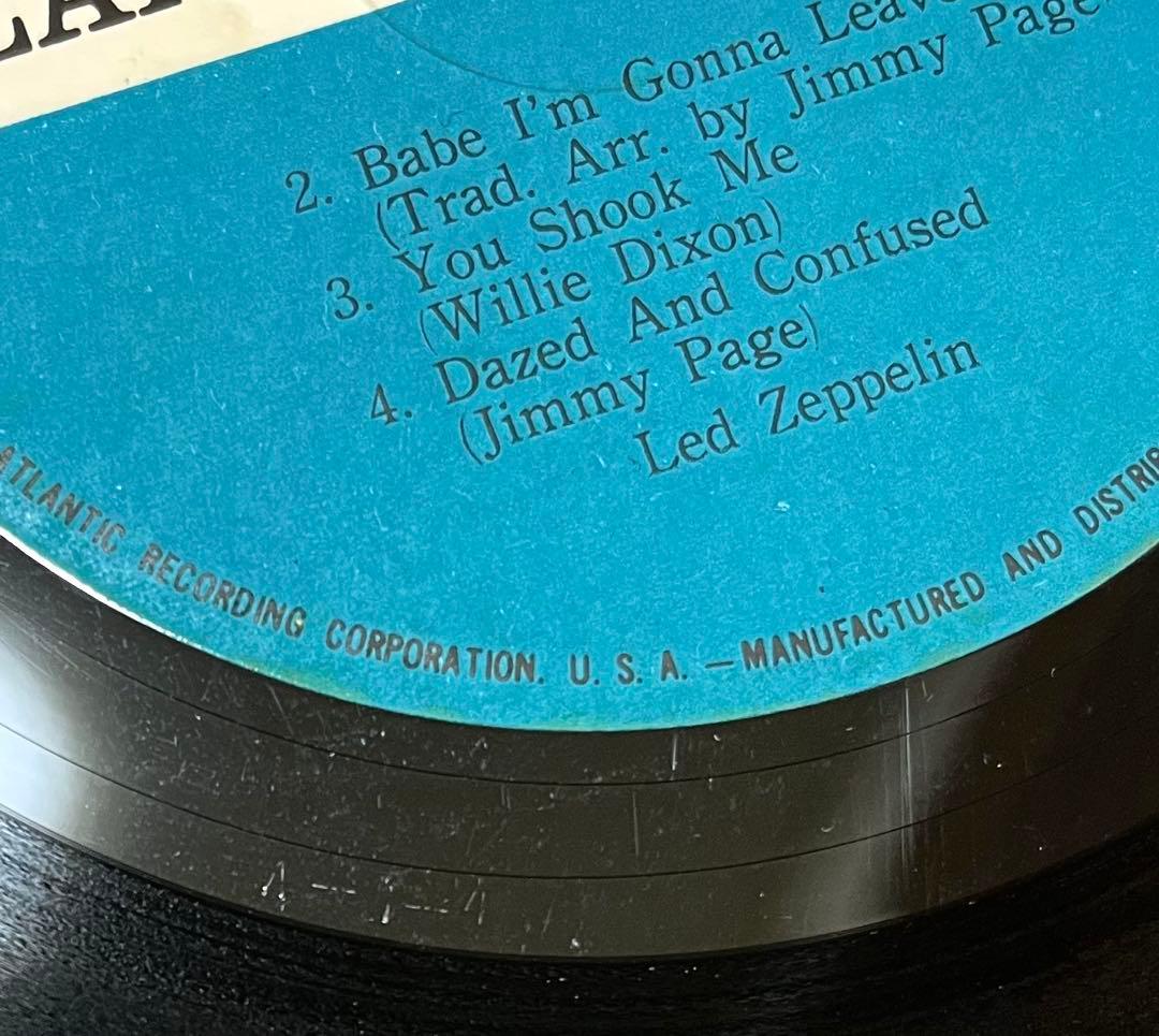 初版誤表記ジャケ☆LED ZEPPELIN レッドツェッペリン登場 LPレコード