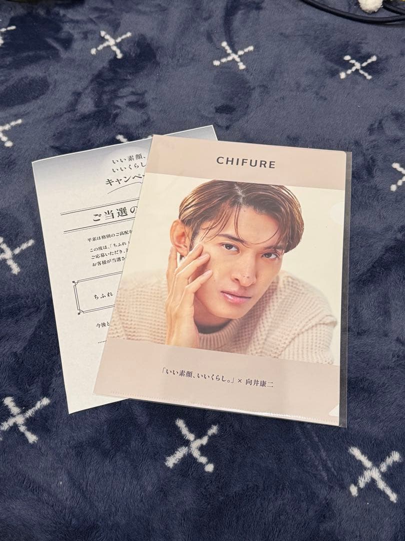 金曜日まで値下げ　Man 向井康二　ちふれ　クリアファイル