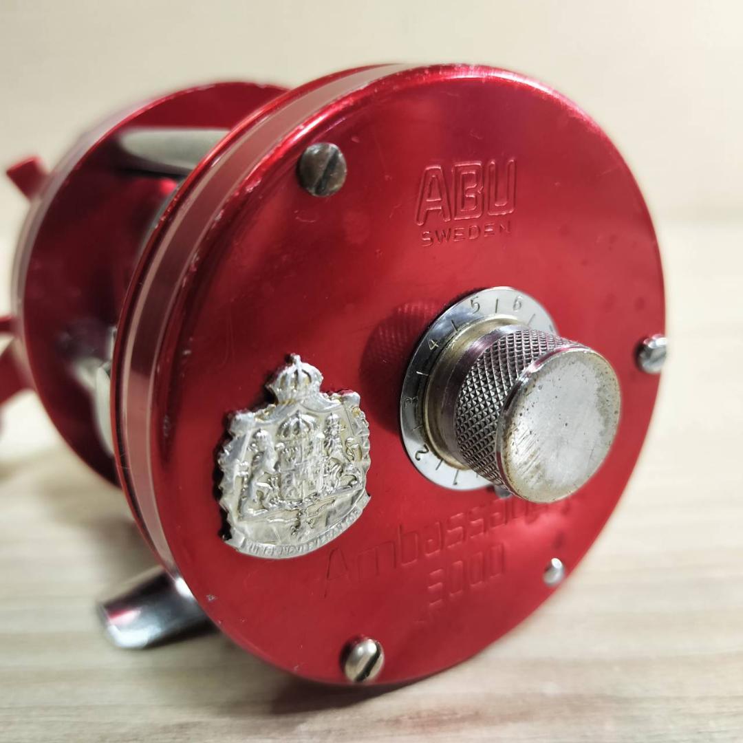 ☆ABU GARCIA アブ アンバサダー 5000　ビンテージリール　赤