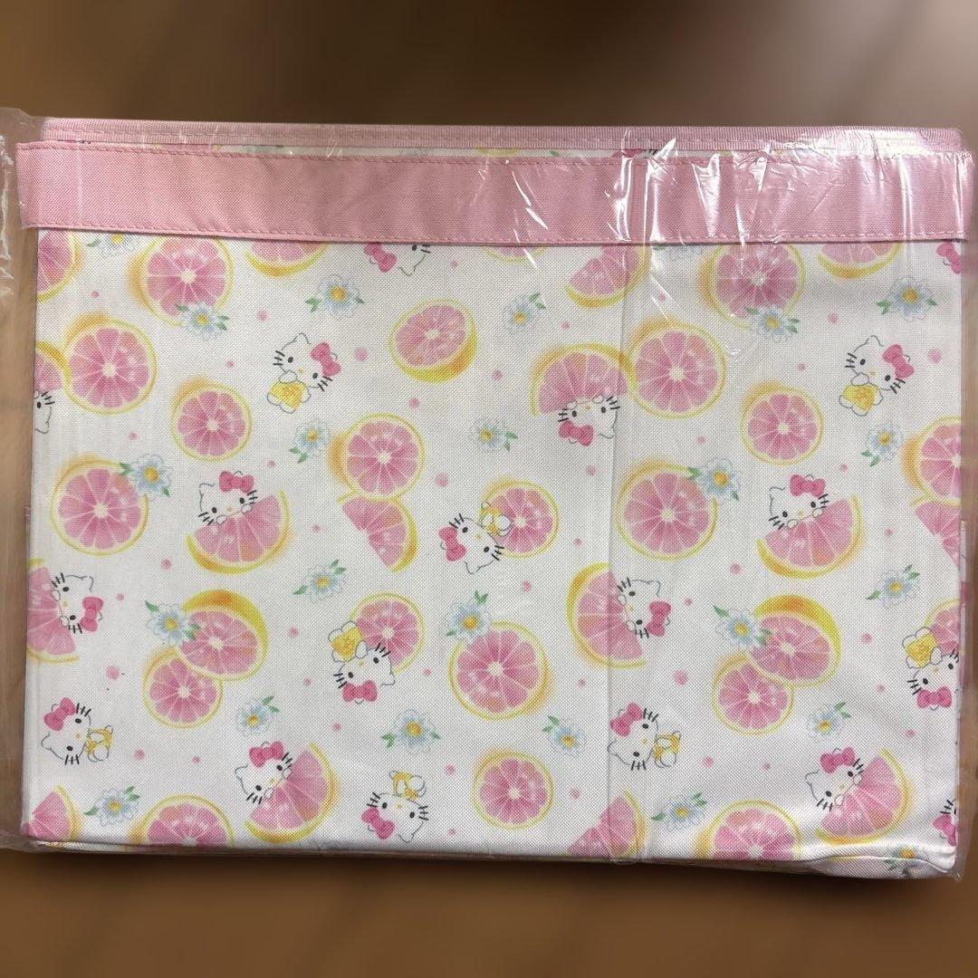 新品 タグ付き サンリオ キティ ハピネスガール 便利キャリーボックス L