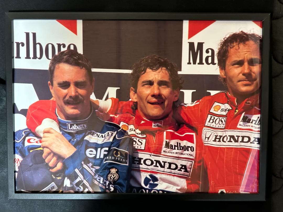 アイルトン・セナ　ポートレイト A2 (42cmx59cm) サイズ　24枚