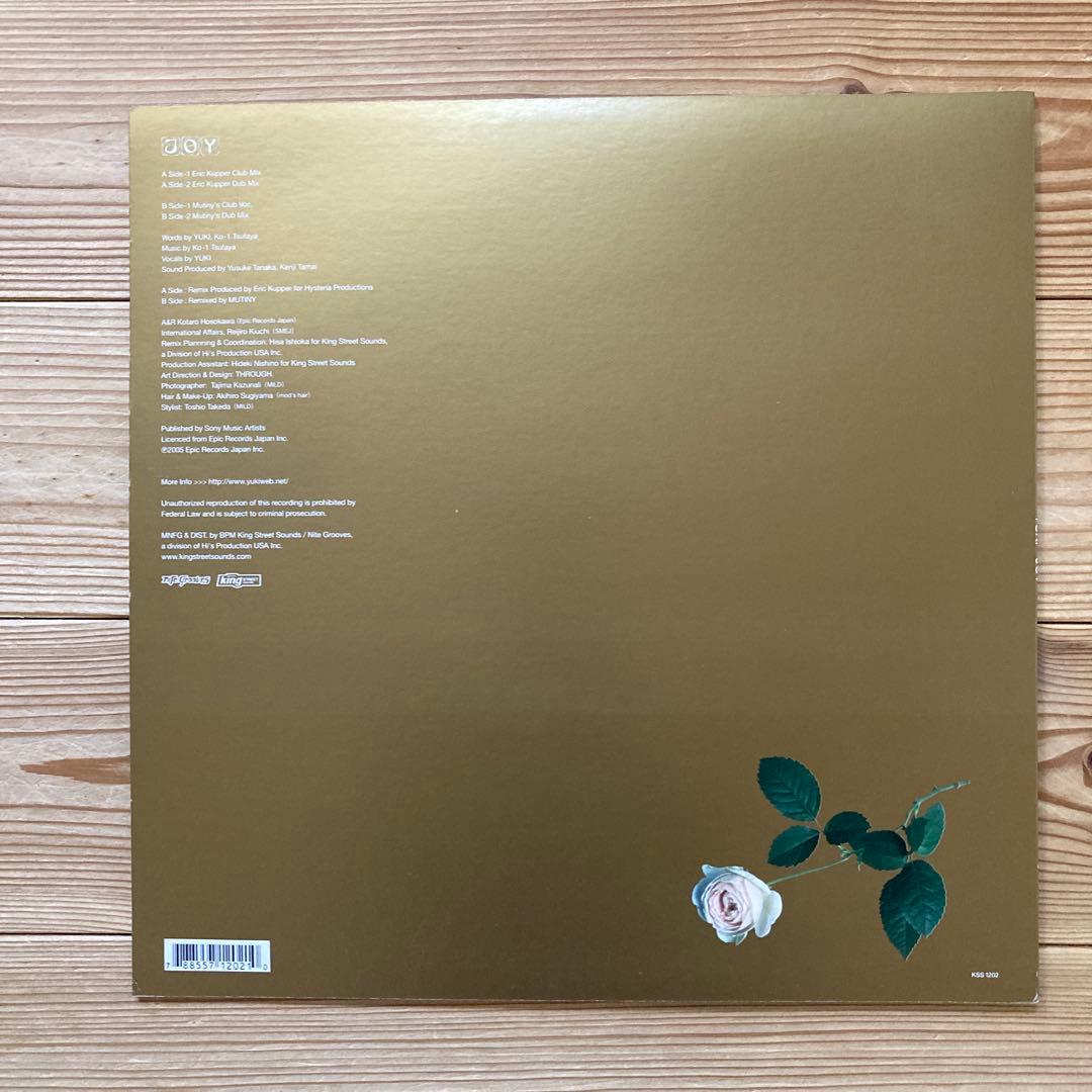 極希少 YUKI JOY Remixed Eric Kupper 12inch
