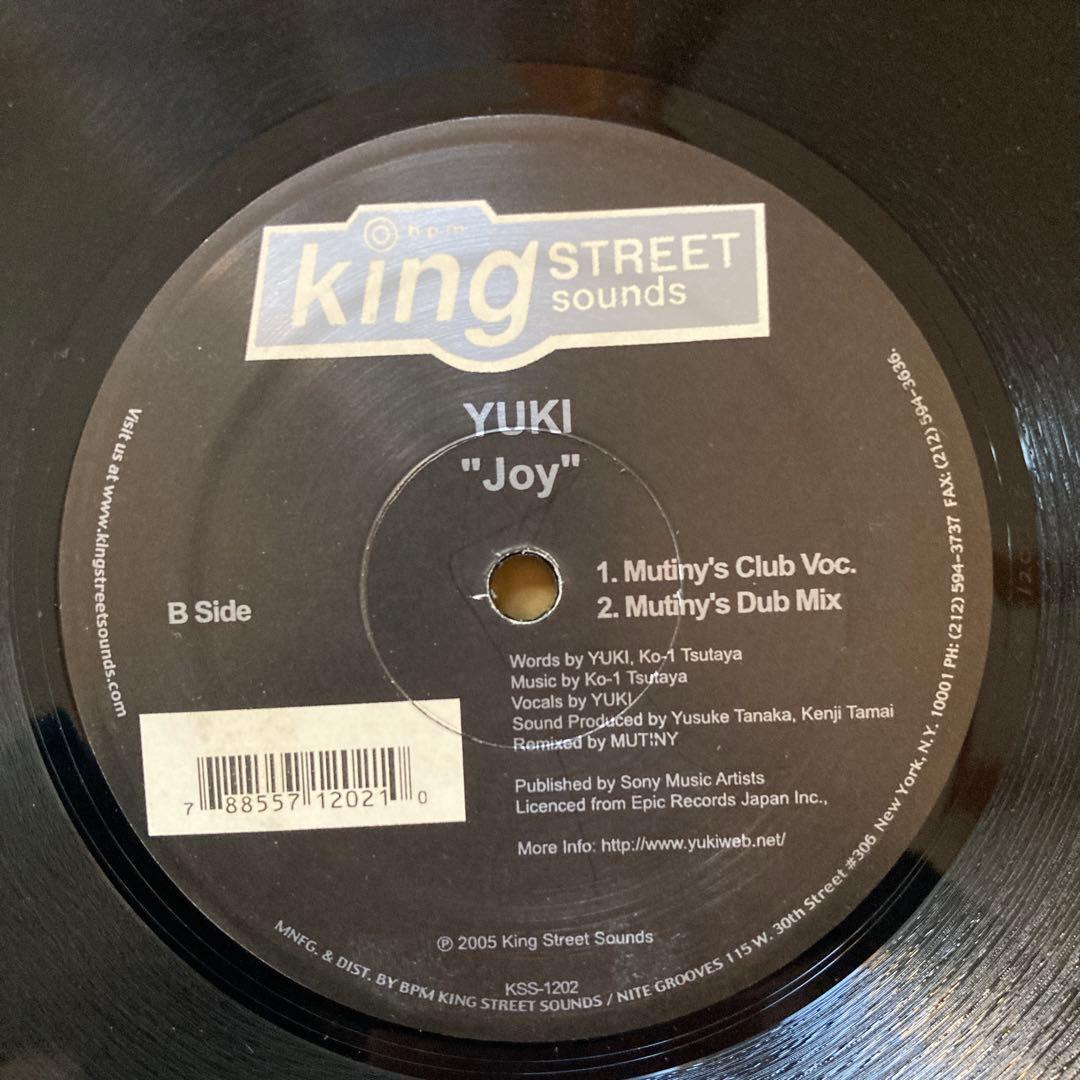 極希少 YUKI JOY Remixed Eric Kupper 12inch