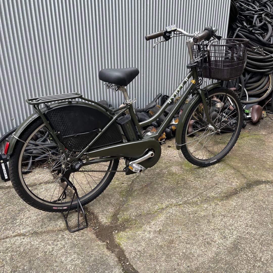 送料無料条件付電動アシスト自転車 26インチHYDEE.II バッテリー12ah