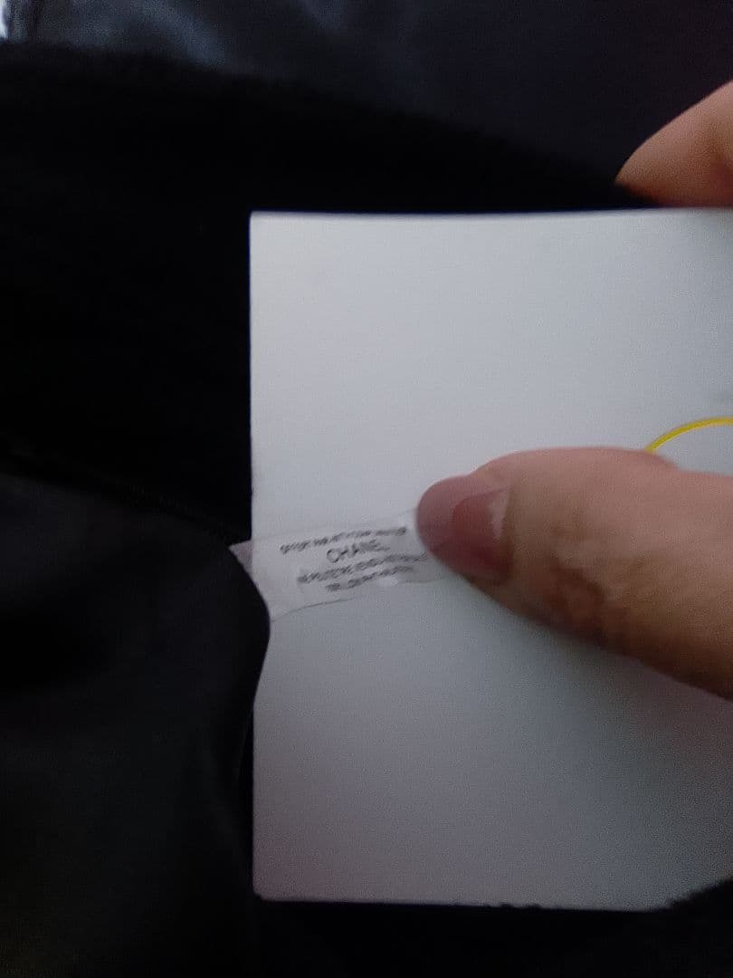 CHANEL ノベルティ ブラックショルダーバッグ ブラックロゴ付き