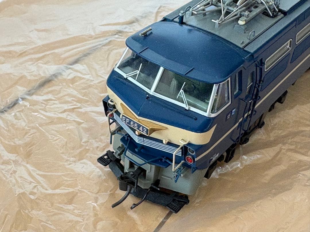 TOMIX HO-116 国鉄 EF66【ひさし付】手すり等真鍮に交換