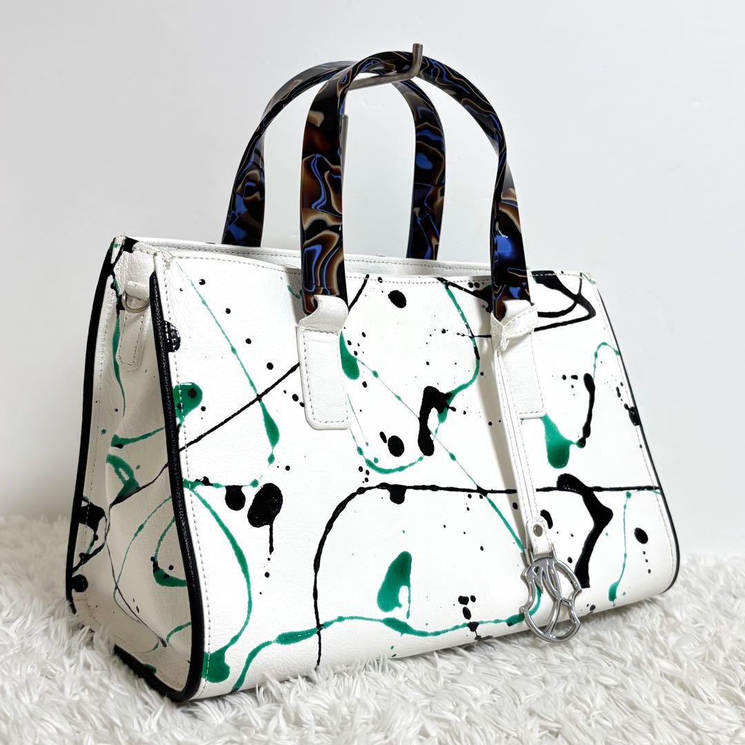 【美品】 HOMMON ゴートピュレバッグ ハンドバッグ ショルダーバッグ