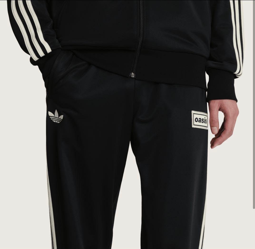 新品adidas oasis Lサイズ　アディダストラックパンツ 黒オアシス