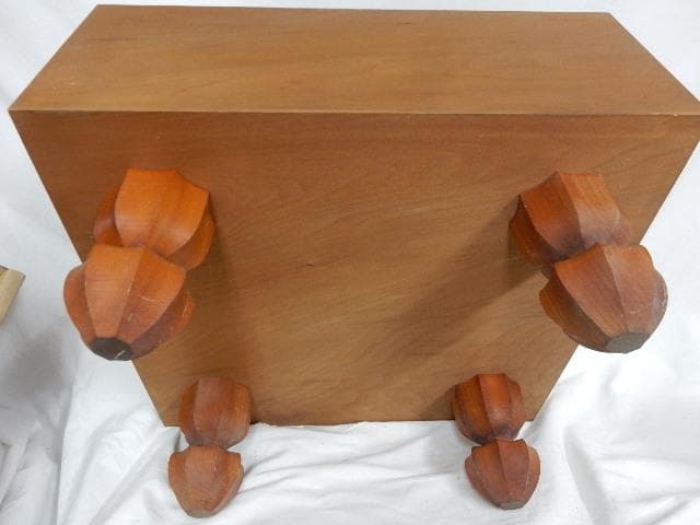 囲碁セット（囲碁盤＋栗碁笥＋硬化ガラス碁石）　未使用保管品