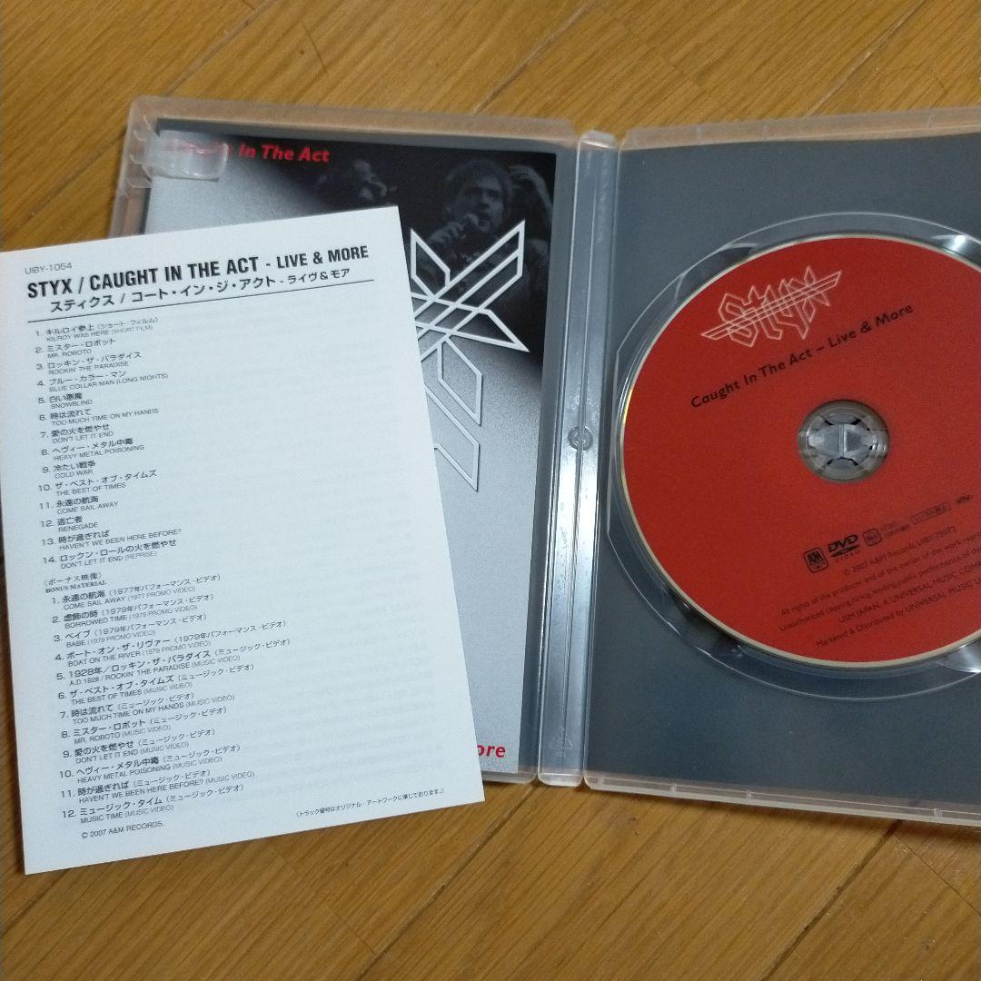 DVD スティクス/コート・イン・ジ・アクト-ライヴ&モア