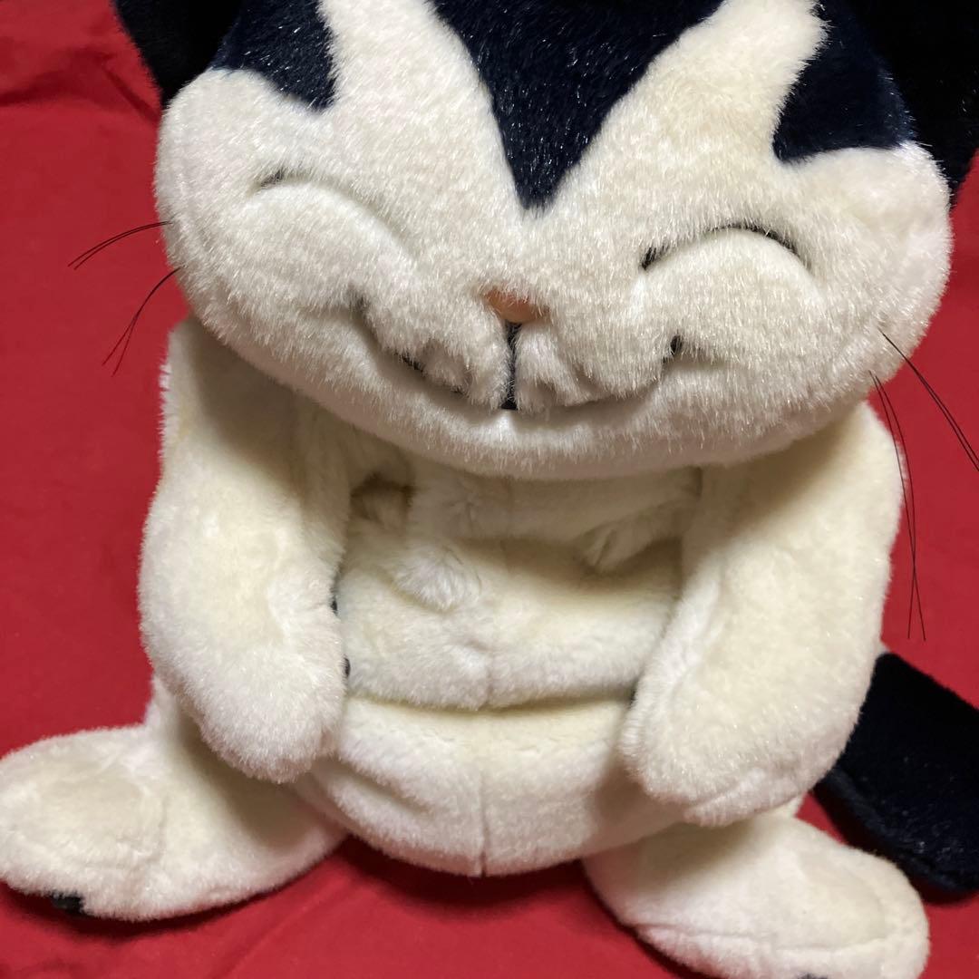 レトロぬいぐるみ　猫のヤーコプぬいぐるみ 大きめぬいぐるみ　猫ぬいぐるみ