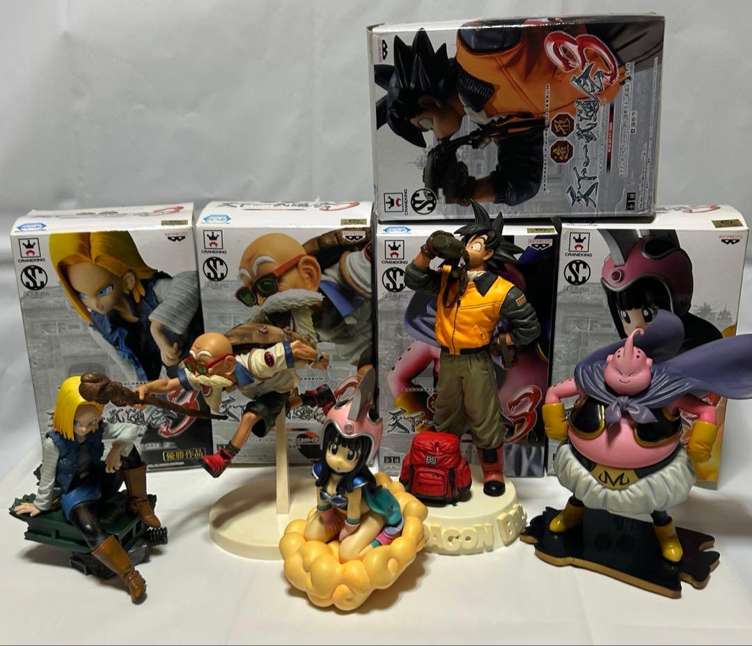 【造形天下一武道会3】孫悟空(水筒) 亀仙人 チチ 魔人ブウ 人造人間18号