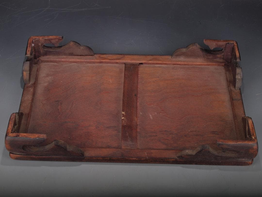 解体屋さん委託　中国清時代お茶の道具　机　激安骨董品 X583A11-4