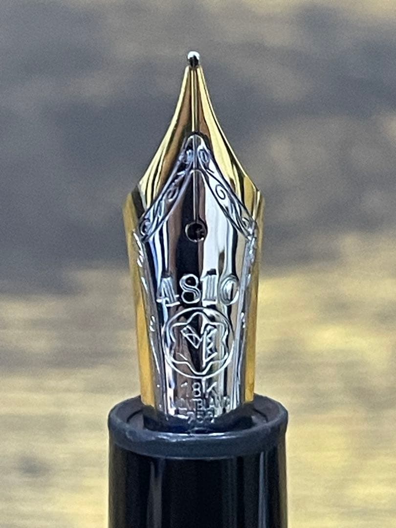 西ドイツ　モンブラン　1468 ヘミングウェイ　万年筆　18K シルバー 925