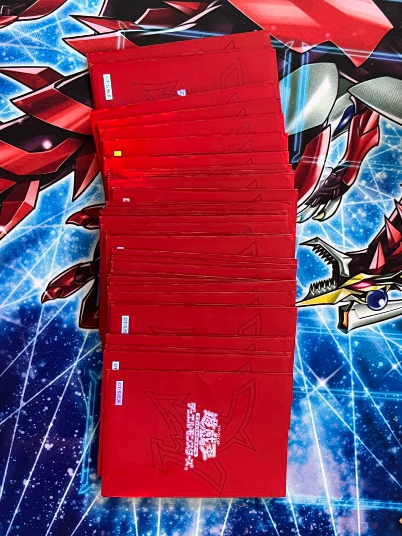 遊戯王OCG デュエルモンスターズ スリーブ オシリスレッド 旧式