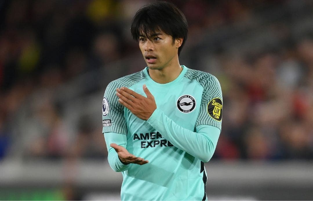 【現地購入品】三笘薫 直筆サイン入り22/23ブライトン 3rd ユニフォーム