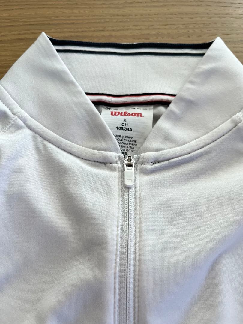 ウィルソン　オールデイハーフジップ　ホワイト