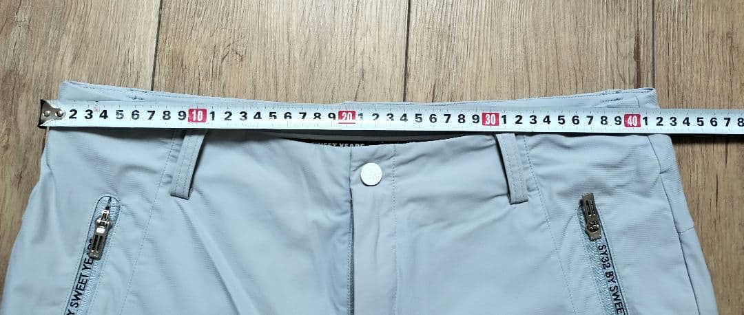 人気のSY32★春夏 ライトグレー メッシュ仕立て ジャケット&パンツ M