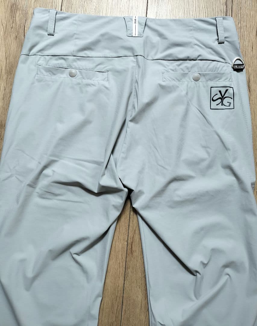 人気のSY32★春夏 ライトグレー メッシュ仕立て ジャケット&パンツ M