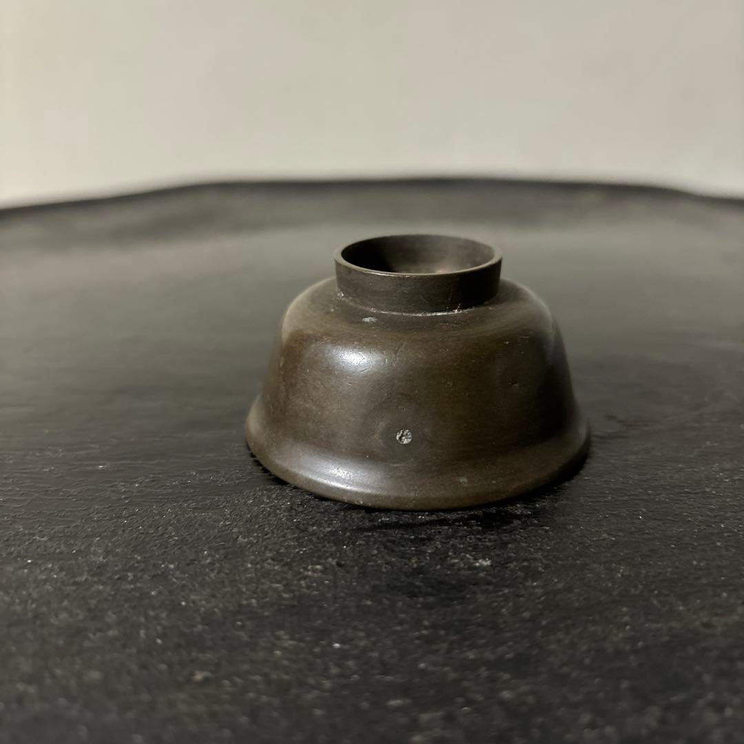 古銅六器 真鍮　盃 ぐい呑み　酒器　仏教美術 古美術 アンティーク　李朝