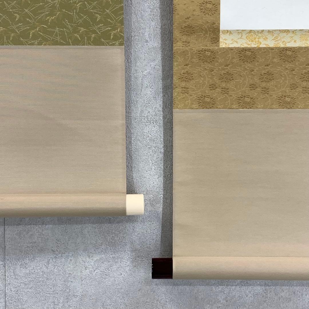 掛軸 竹風 松竹梅 共箱 三幅 賀正 正月 水墨画 祝 慶賀 C-3