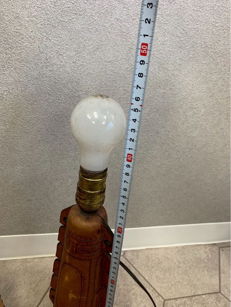 アンティーク レザー 牛革 ランプ