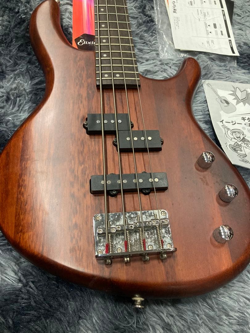 L） Cort ACTION エレキベース 木目 bass 動作未確認