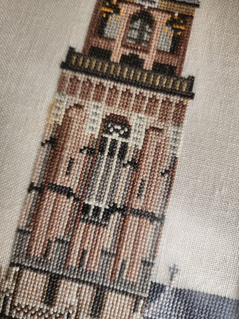 オランダ ヴィンテージ 刺繍 アート デザイン 額装 額縁 アンティーク