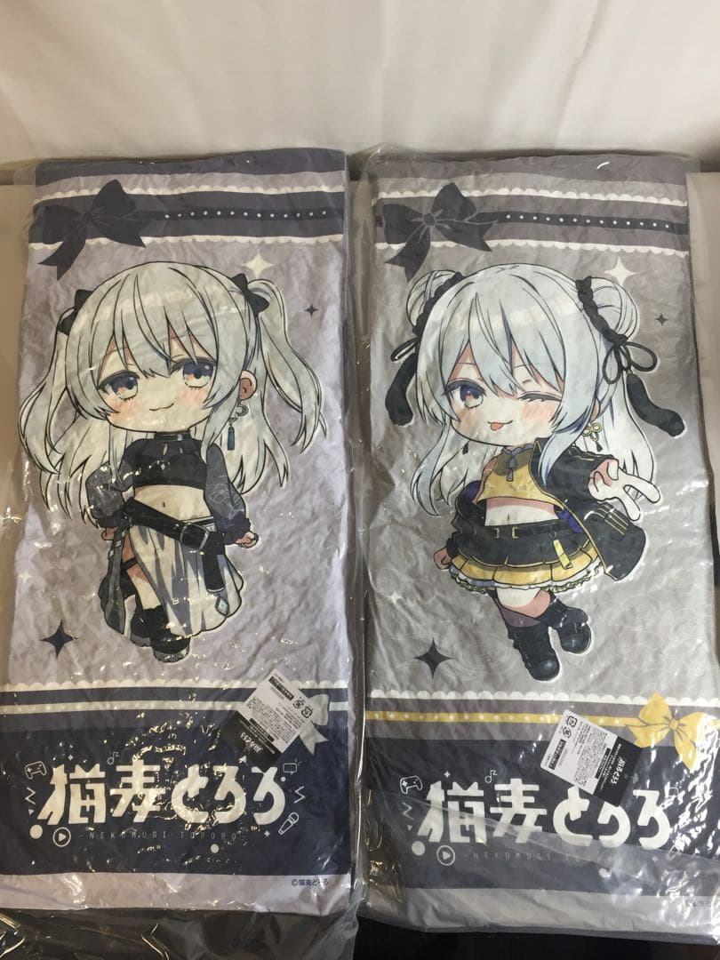 C-389未開封 猫麦とろろ 17点セット アクリル 缶 クッション タンブラー