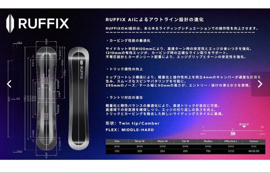 RUFFIX BOARD RUFFIX RECT DISC【RD-X】
