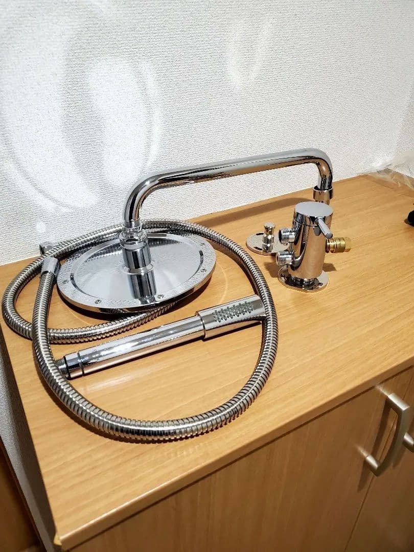 GROHE Chrome ステンレススチール シャワーヘッドセット