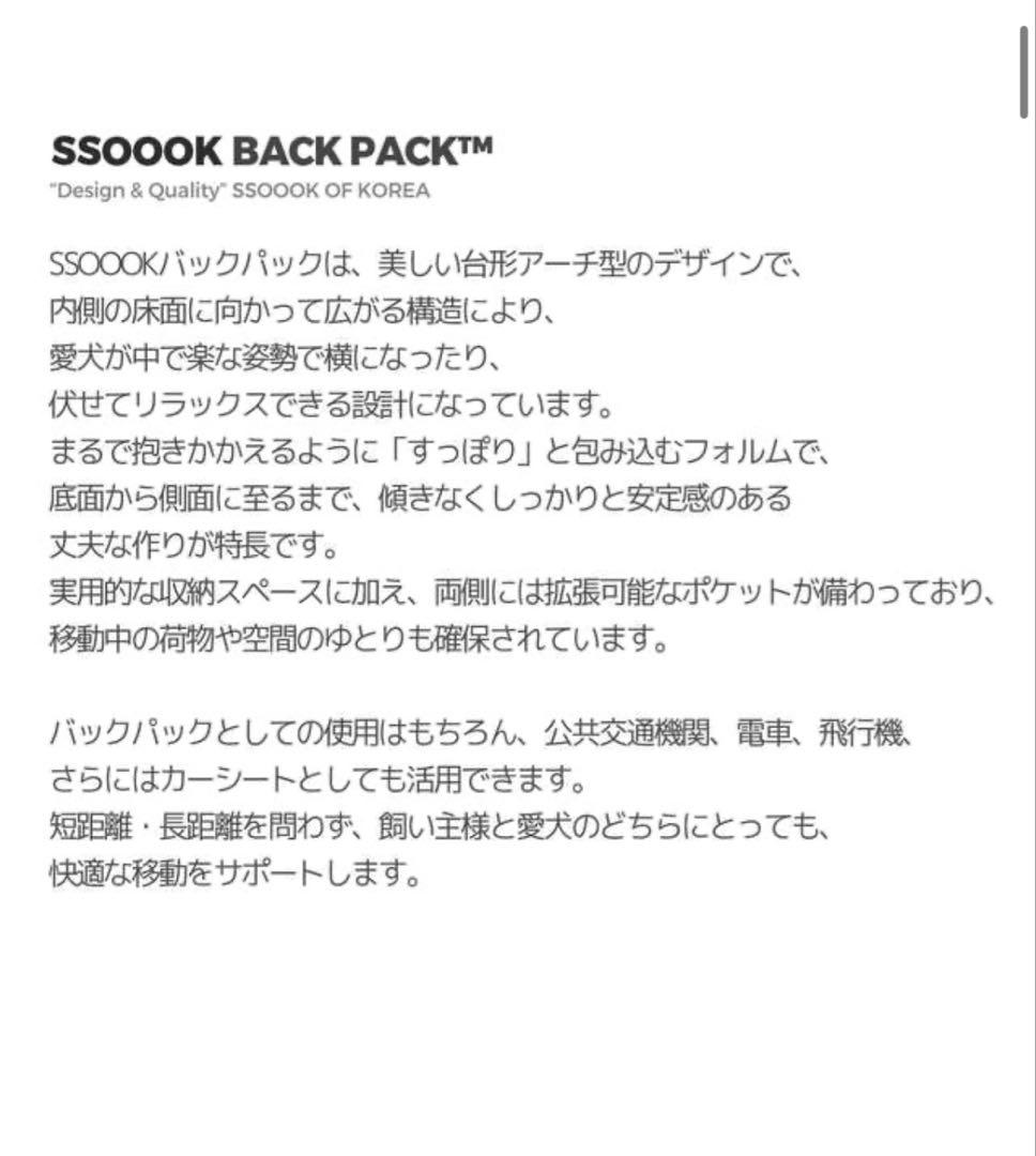 値下げしました‼︎ ssoook バックパック
